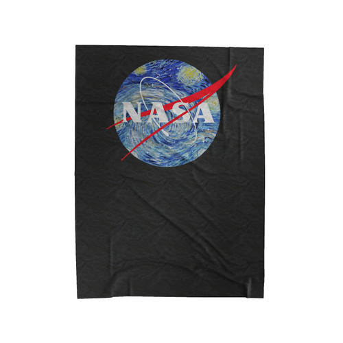 Nasa Starry Night Logo Simbol Velveteen Blanket