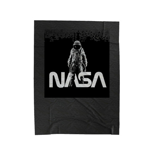 Nasa Symbol Astronaut Suit Velveteen Blanket