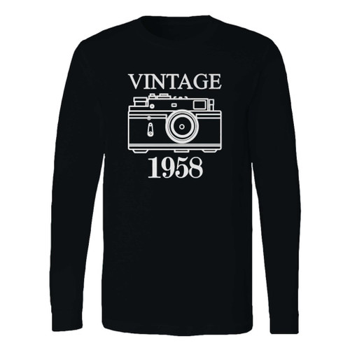 This classic fit vintage 1958 60th birthday 60 years old custom long sleeve shirt is casually elegant and very comfortable. With fine quality print to make one stand out, it's a perfect fit for every occasion.