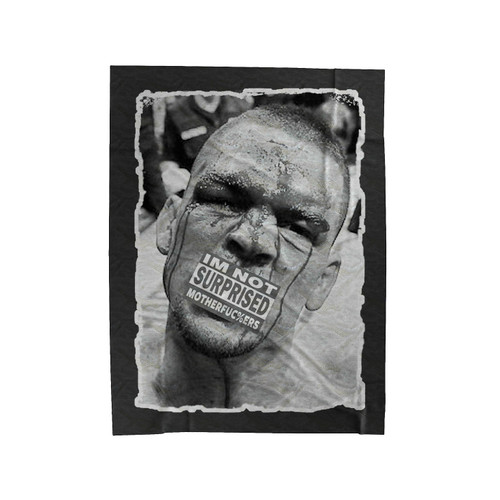 Nate Diaz I'm Not Surprised Velveteen Blanket