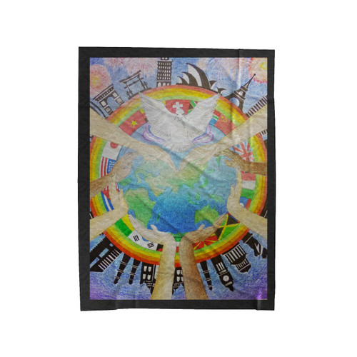 National Peace Velveteen Blanket