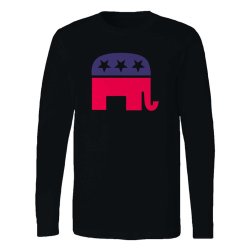 This classic fit vintage republican elephant election long sleeve shirt is casually elegant and very comfortable. With fine quality print to make one stand out, it's a perfect fit for every occasion.