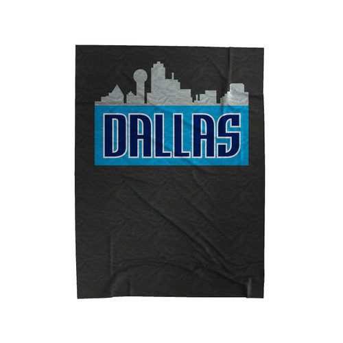 Nba Dallas Mavericks Skyline Jersey Velveteen Blanket