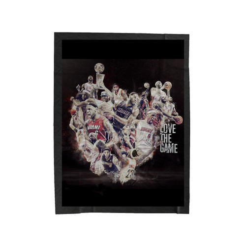 Nba Legends Love The Game Velveteen Blanket