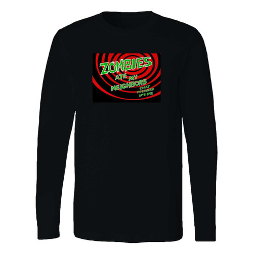 This classic fit vintage zombies ate my neighbors start long sleeve shirt is casually elegant and very comfortable. With fine quality print to make one stand out, it's a perfect fit for every occasion.