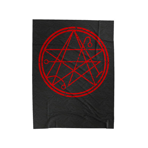 Necronomicon Pagan Witchcraft Gothic Heavy Metal Velveteen Blanket