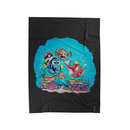 Nemo Magikarp Pokemon Velveteen Blanket