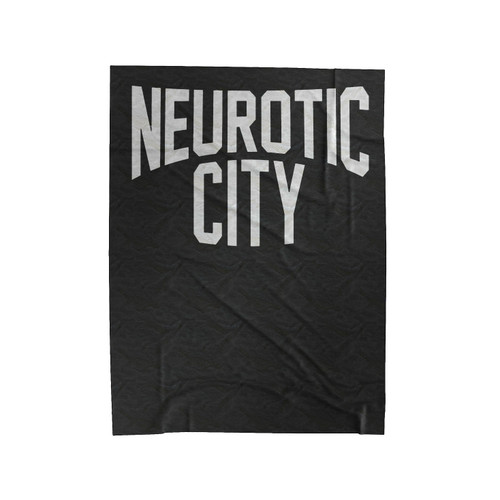 Neurotic City Velveteen Blanket