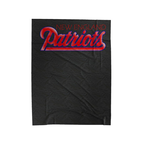 New England Patriots Logos Art Velveteen Blanket