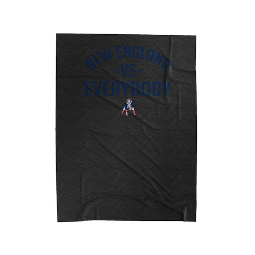 New England Vs Everybody 1 Velveteen Blanket