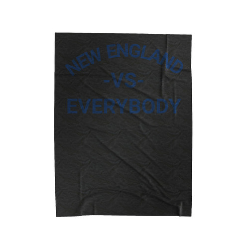 New England Vs Everybody 2 Velveteen Blanket