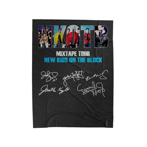 New Kids On The Block Mixtape Tour Velveteen Blanket