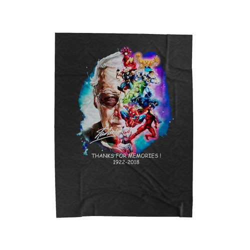 New Marvel Stan Lee Avengers Superhero Comic Legend Velveteen Blanket