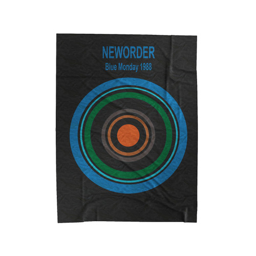 New Order Blue Monday 1988 Rock Band Velveteen Blanket