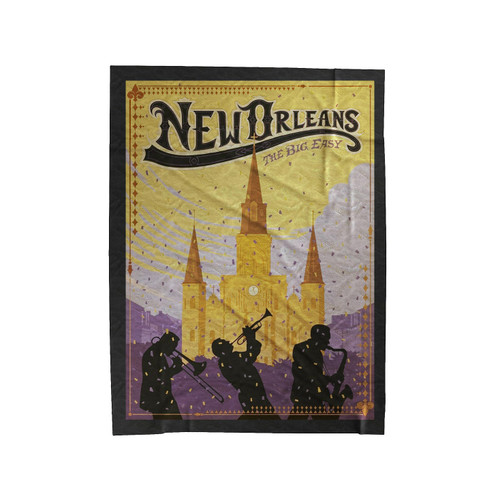 New Orleans Velveteen Blanket