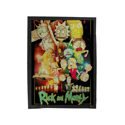 New Rick And Morty 2 Velveteen Blanket