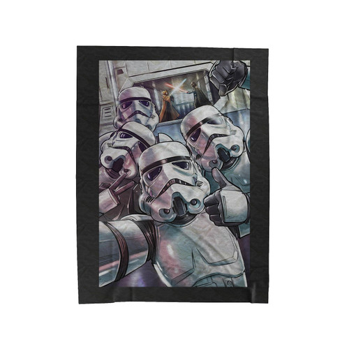 New Stormtrooper Selfie Comedy Star Wars Funny Velveteen Blanket