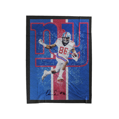 New York Giants Darius Slayton Velveteen Blanket