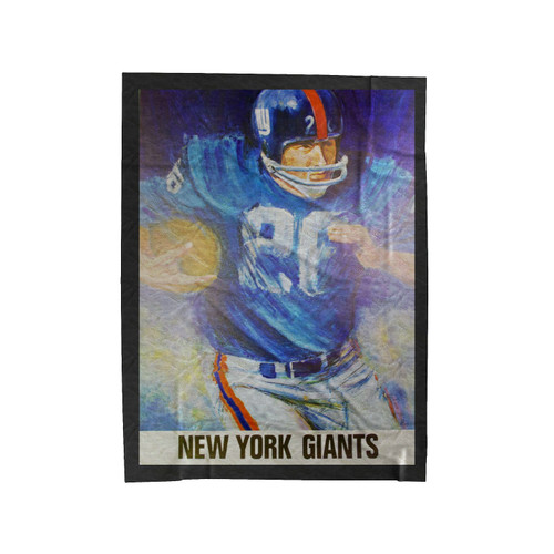 New York Giants Nfl Velveteen Blanket