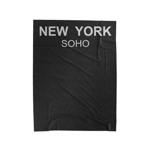 New York Soho 1 Velveteen Blanket