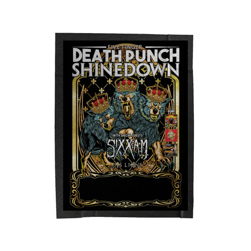 News Five Finger Death Punch Velveteen Blanket
