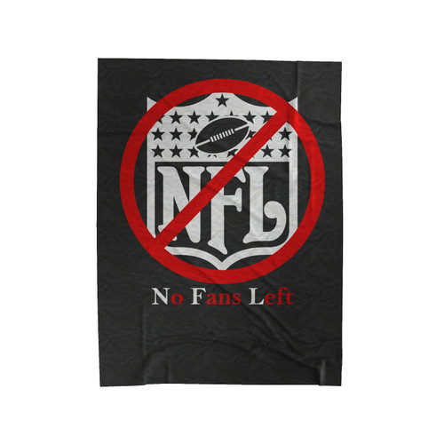 Nfl Boycott No Fans Left Velveteen Blanket