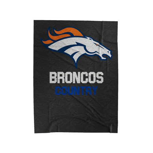 Nfl Denver Broncos Velveteen Blanket