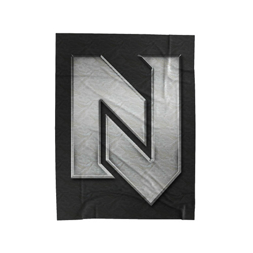 Nicky Jam Nj Silver Logo Velveteen Blanket