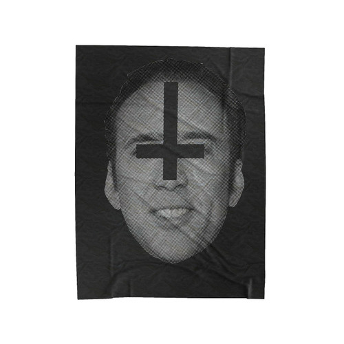 Nicolas Cage Satanic Cage Velveteen Blanket