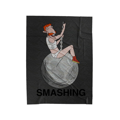 Nigel Thornberry Smashing Wrecking Ball Milley Cyrus Velveteen Blanket