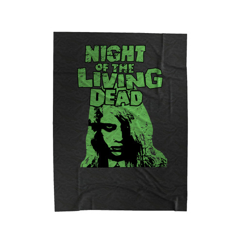 Night Of The Living Dead George Romero Velveteen Blanket