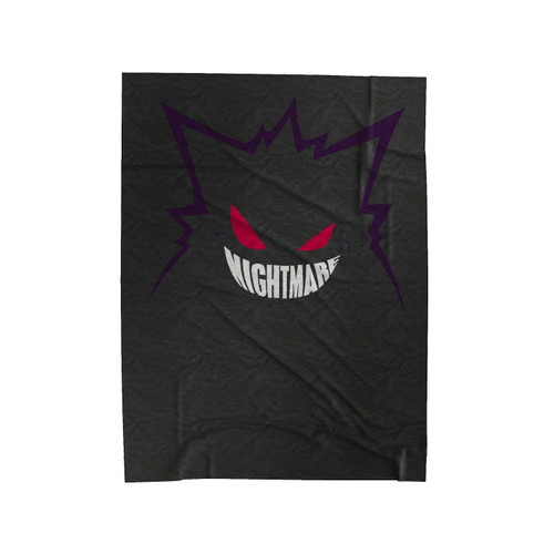Nightmare Gengar Pokemon Velveteen Blanket