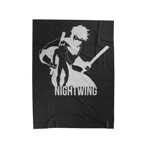 Nightwing Inspired Velveteen Blanket