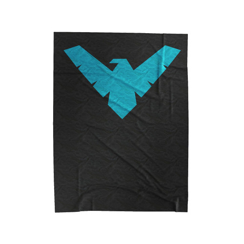 Nightwing Logo Velveteen Blanket