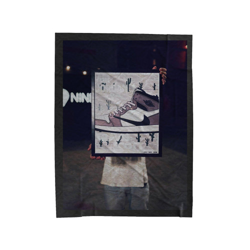 Nike Travis Scott Air Jordan Velveteen Blanket