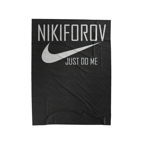 Nikiforov Just Do It Velveteen Blanket