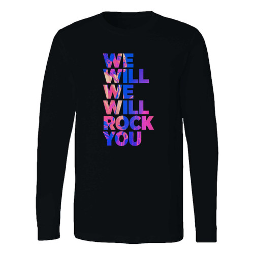 This classic fit we will rock you queen bohemian rhapsody lyrics long sleeve shirt is casually elegant and very comfortable. With fine quality print to make one stand out, it's a perfect fit for every occasion.