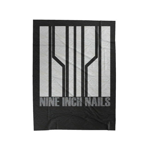 Nine Inch Nails Lines Design Velveteen Blanket