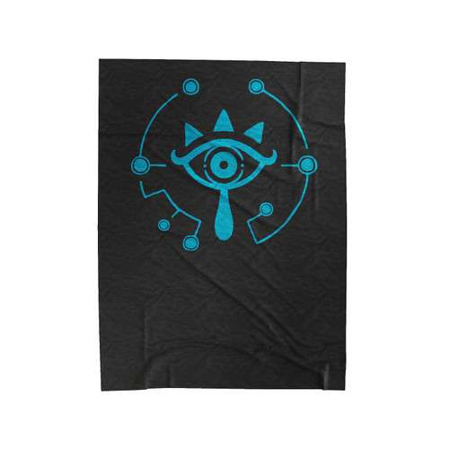 Nintendo Zelda Breath Of The Wild Sheikah Eye Master Velveteen Blanket