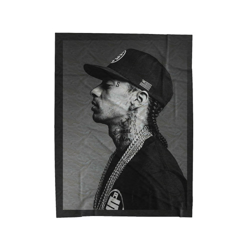 Nipsey Hussle 3 Velveteen Blanket