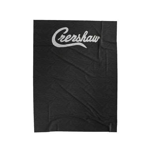 Nipsey Hussle Crenshaw Logo Velveteen Blanket