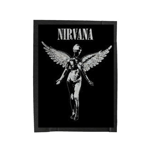 Nirvana In Utero Vintage Velveteen Blanket