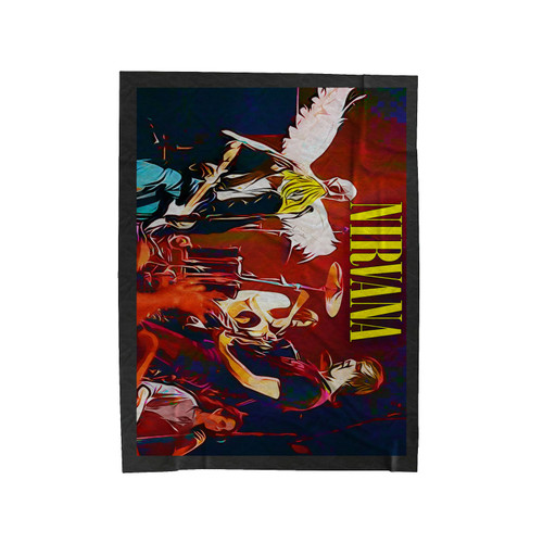 Nirvana Live And Loud Velveteen Blanket