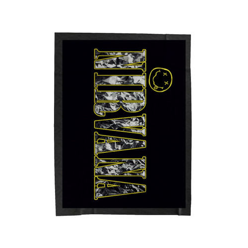 Nirvana Logo 2 Velveteen Blanket