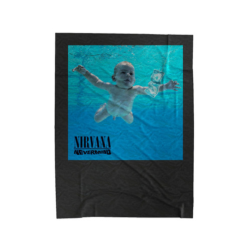 Nirvana Nevermind Album Kurt Cobain Rock Band Velveteen Blanket