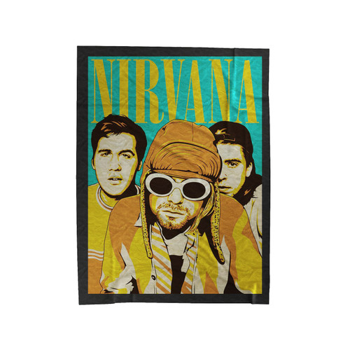 Nirvana Rock Band Velveteen Blanket