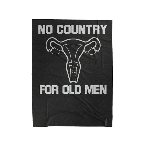 No Country For Old Men Uterus 1 Velveteen Blanket