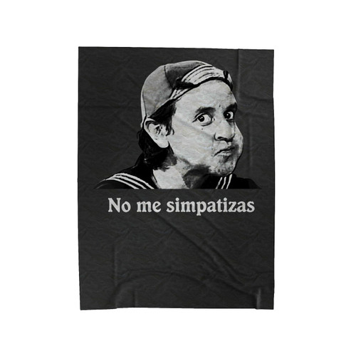 No Me Simpatizas Velveteen Blanket