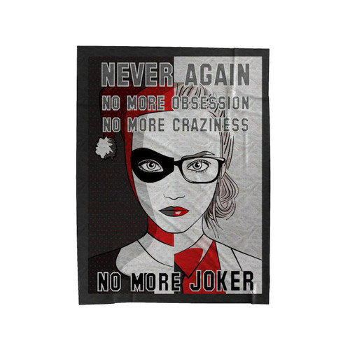 No More Joker Velveteen Blanket