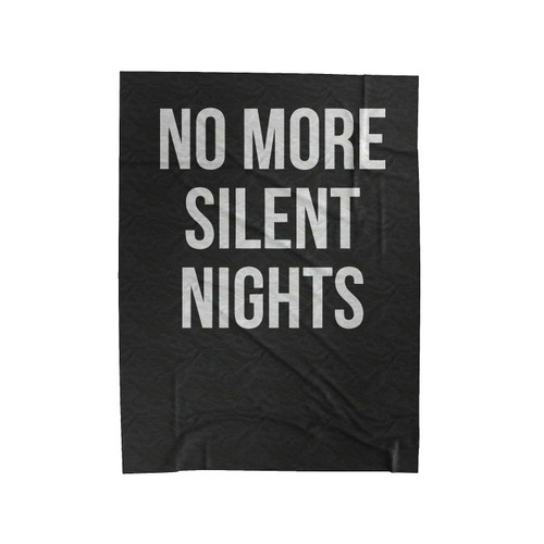 No More Silent Night Preggo Pregnancy Reveal Pregnancy Announcement Baby Bump Preggers Velveteen Blanket